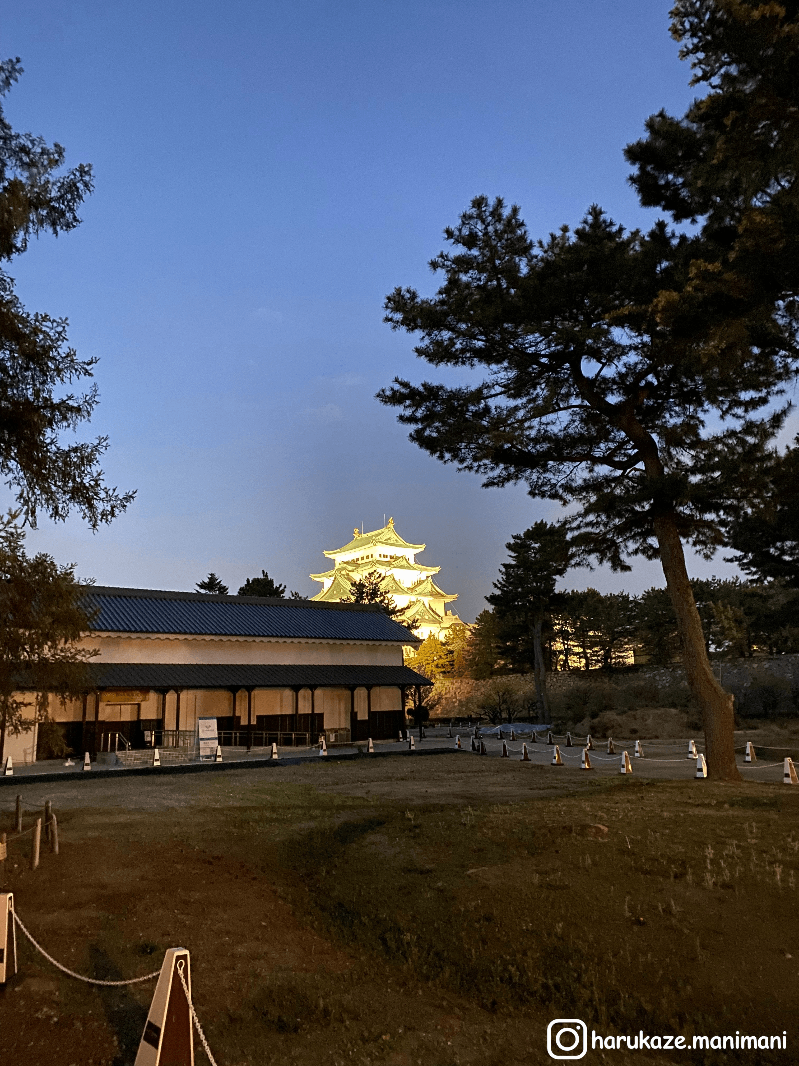 遠望點燈的名古屋城